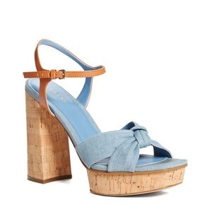 New GUESS Roslynn Knotted Platform Sandal SZ 10